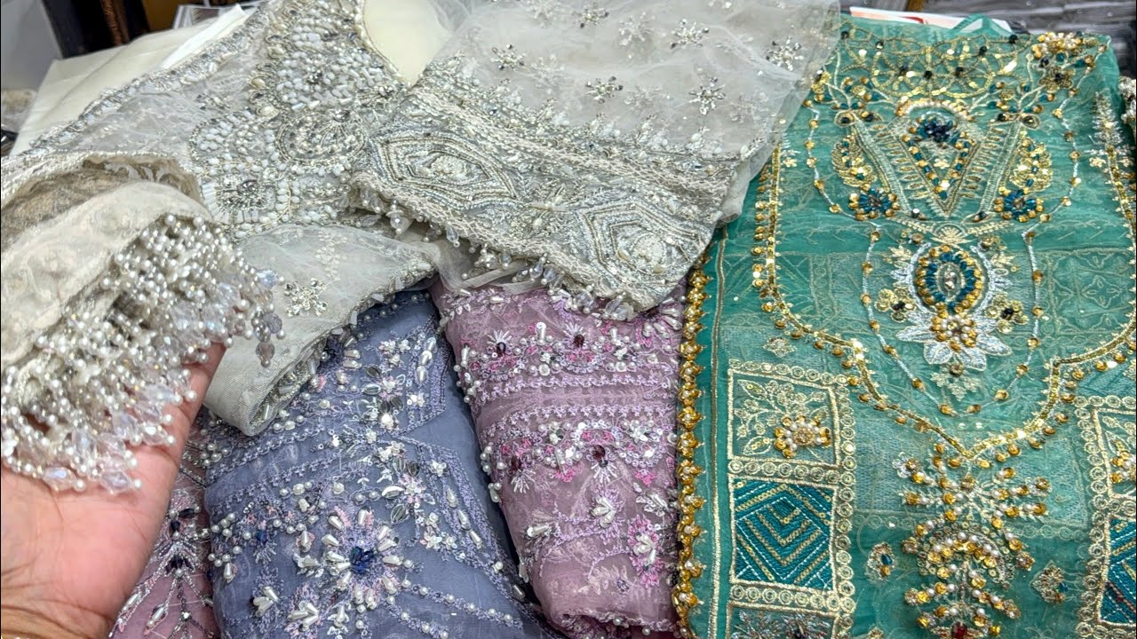 Original Pakistani Luxury three piece at best Budget | অরিজিনাল পাকিস্তানি লাক্সারি কাজের থ্রিপিস
