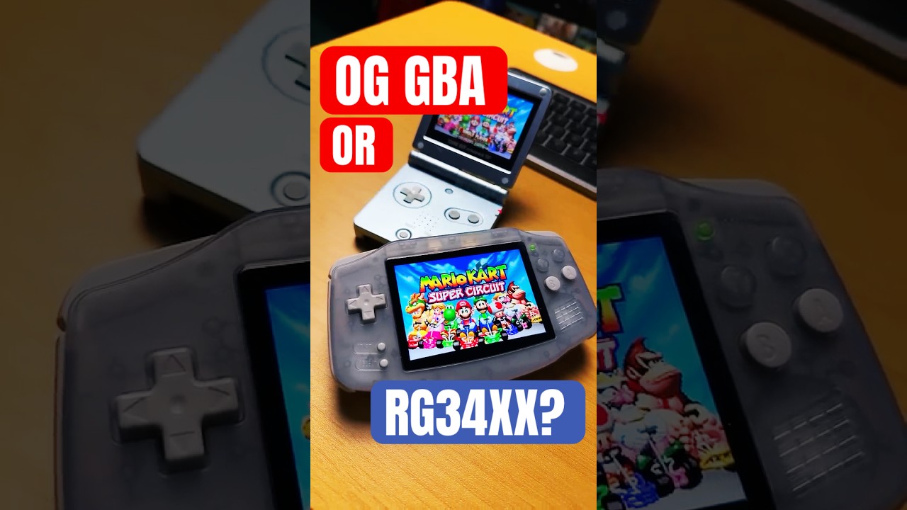 Why you Should Get the RG34XX Retro Handheld (GBA CLONE) #gameboyadvance#gba#nintendo#retrogaming