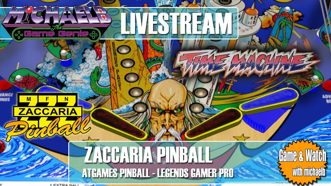 AtGames Zaccaria Pinball All 105 Tables | MichaelBtheGameGenie
