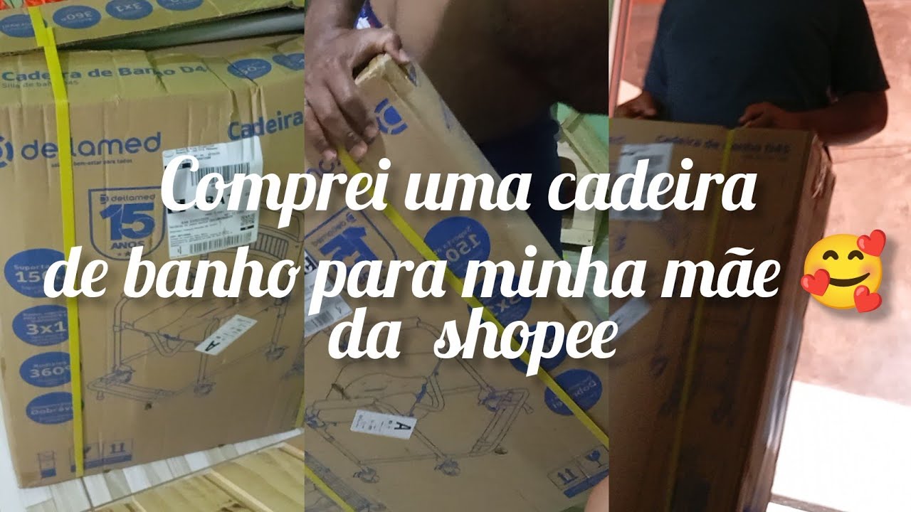 Comprei uma cadeira de banho e pra minha mãe 