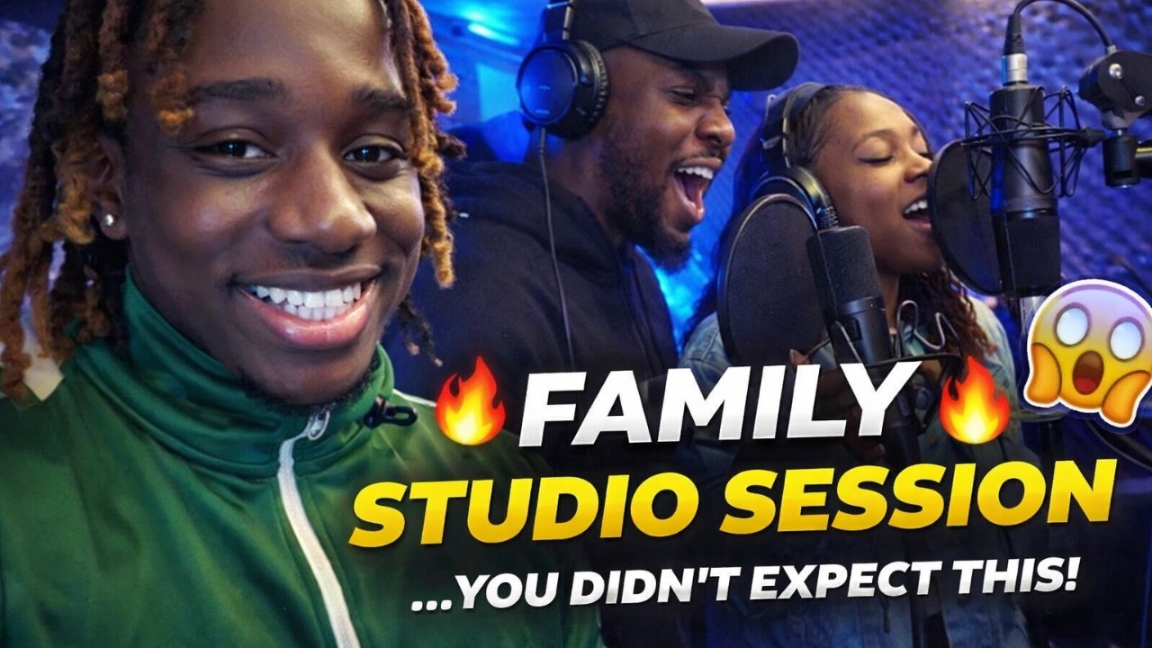 Family Studio Session… You Didn’t Expect This 🎙️