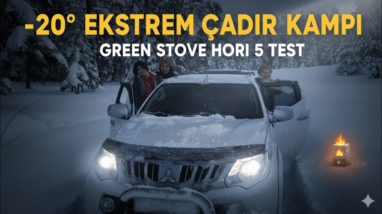 Green Stove Hori 5 İnceleme: -20 Derecede Çadırda Isınabildik mi? (Pellet Soba Testi)