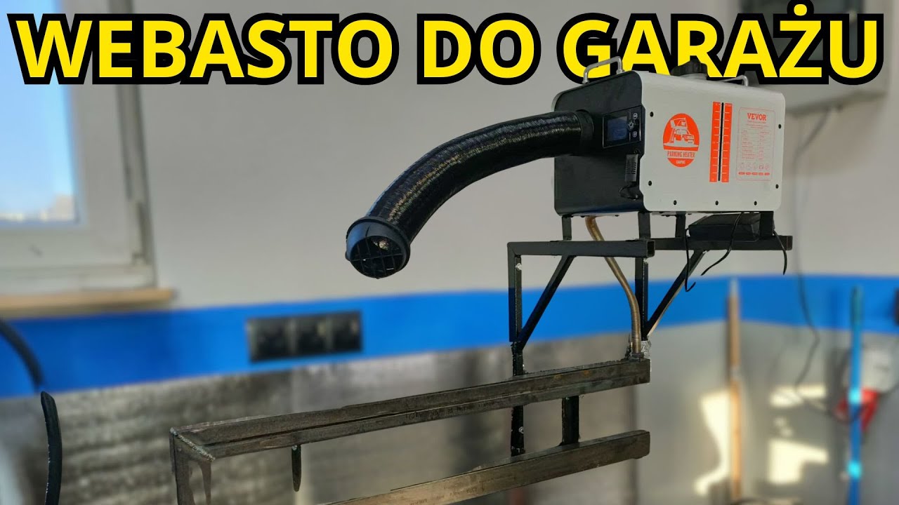 CHIŃSKIE WEBASTO Z ODZYSKIEM CIEPŁA ZE SPALIN | Czy się sprawdzi w garażu? | VEVOR 8KW