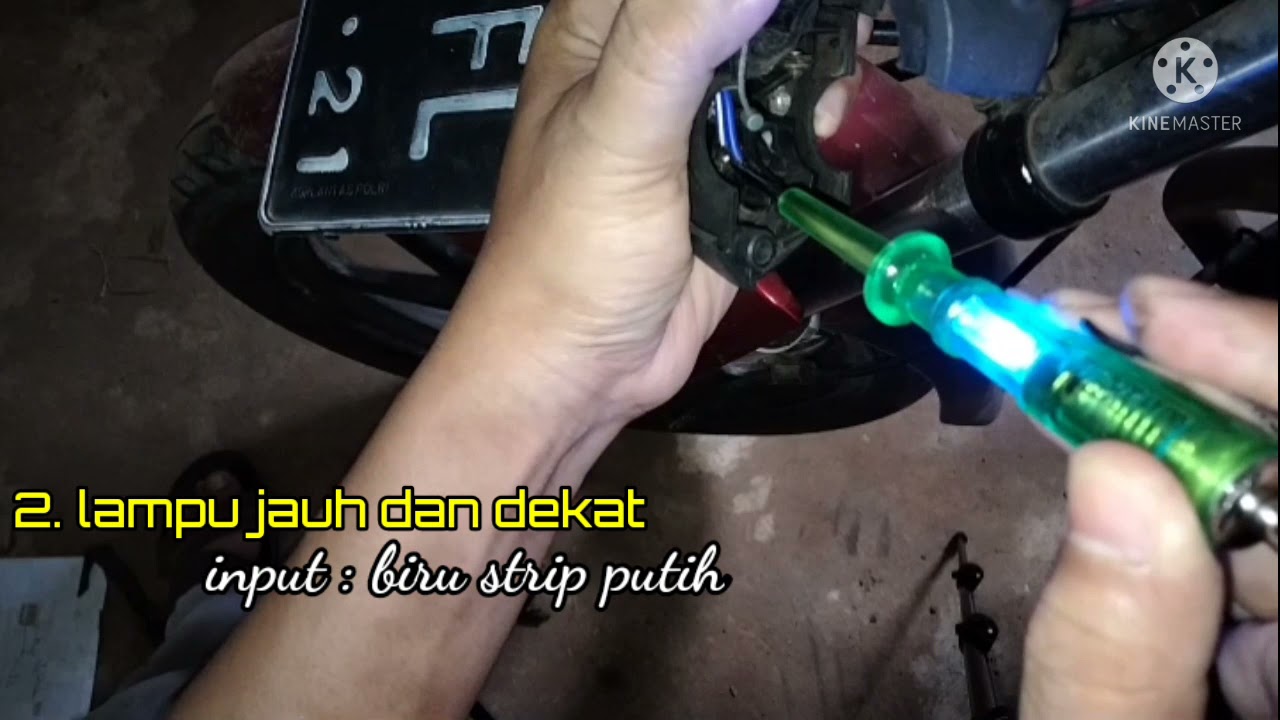 jalur kabel holder kiri Megapro new || Sinau otomotif online