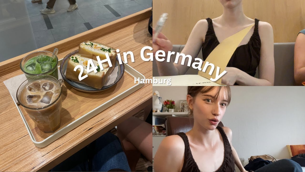 [ vlog ] 🇩🇪 24H in Germany. Cafe, journaling, shopping, haul