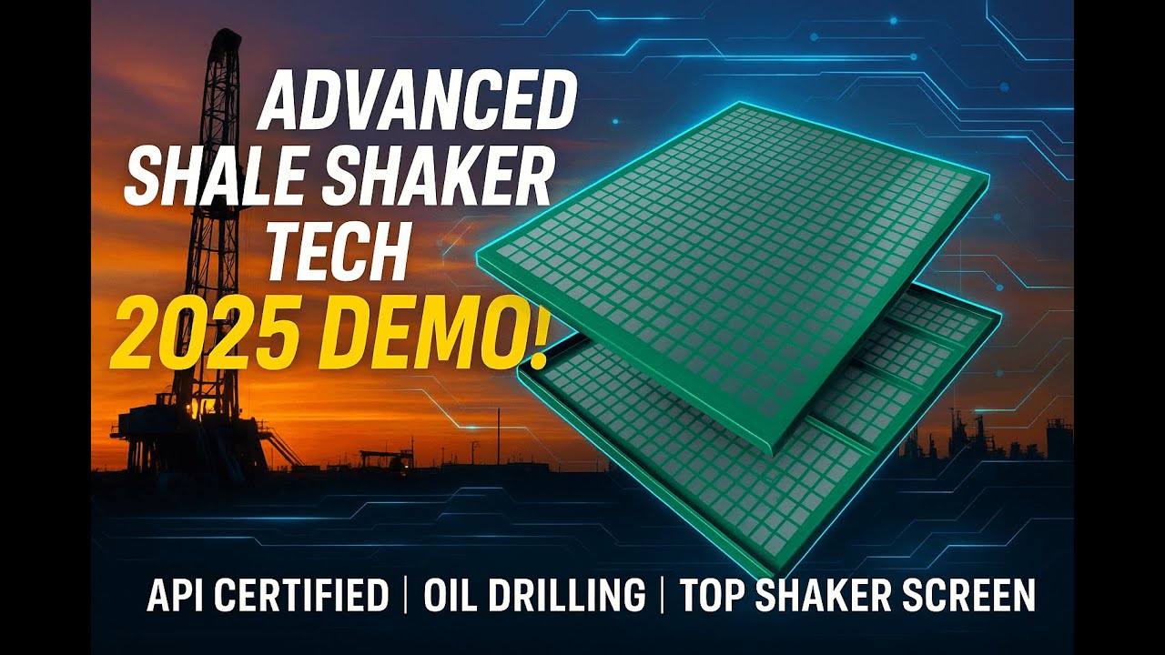 #ShaleShakerScreen#AdvancedTechnologyOil DrillingAdvanced Shale Shaker Screen Technology Demo 2025