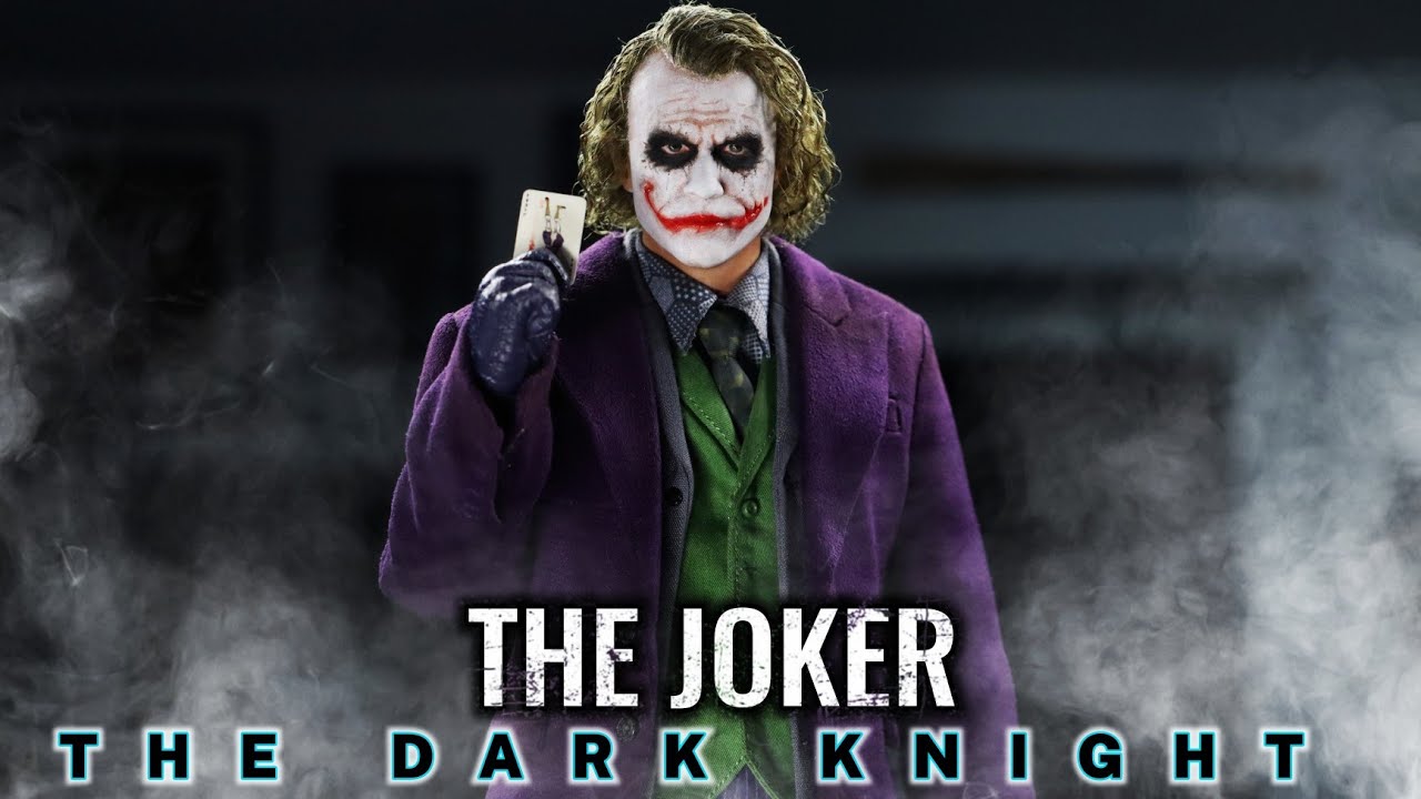 MY SHRUNK DOWN HEATH LEDGER JOKER. THE DARK KNIGHT 1/6 SCALE FIGURE. 