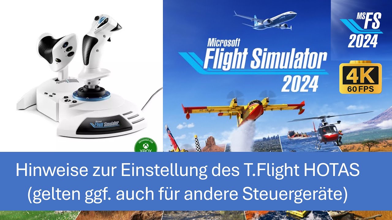 T.Flight HOTAS einstellen | MSFS 2024