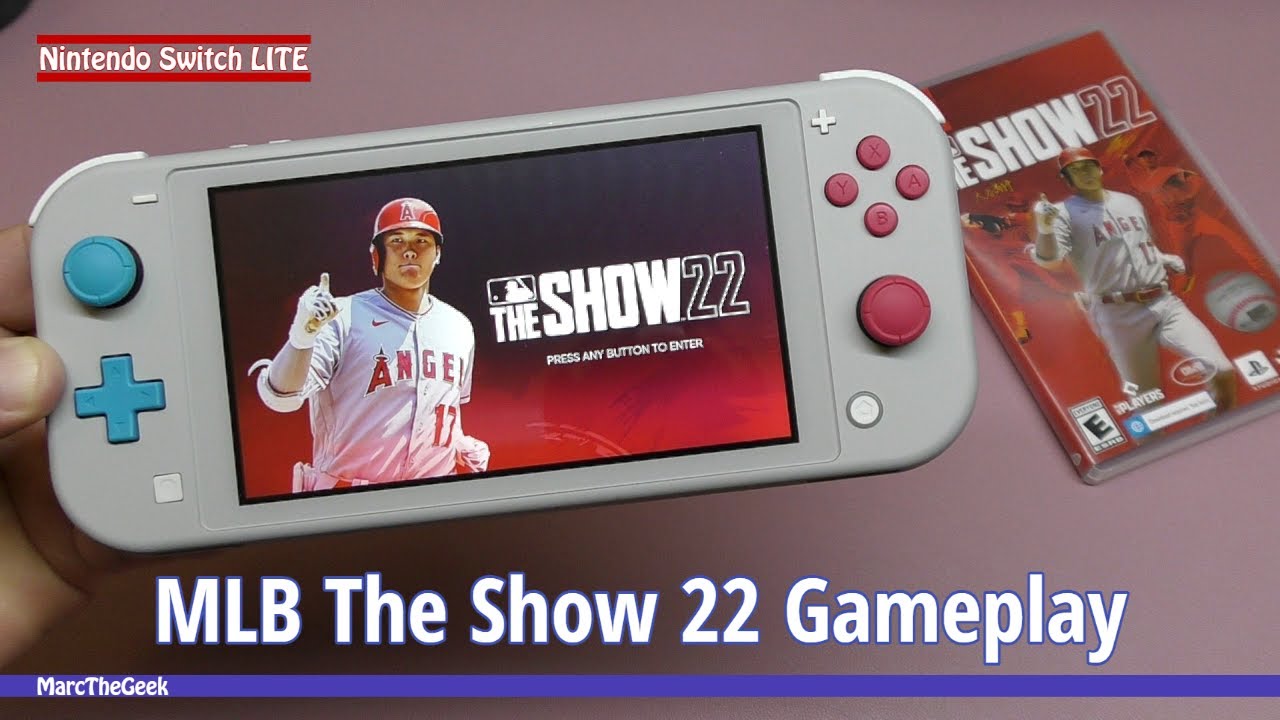 MLB The Show 22 Gameplay on Switch LITE