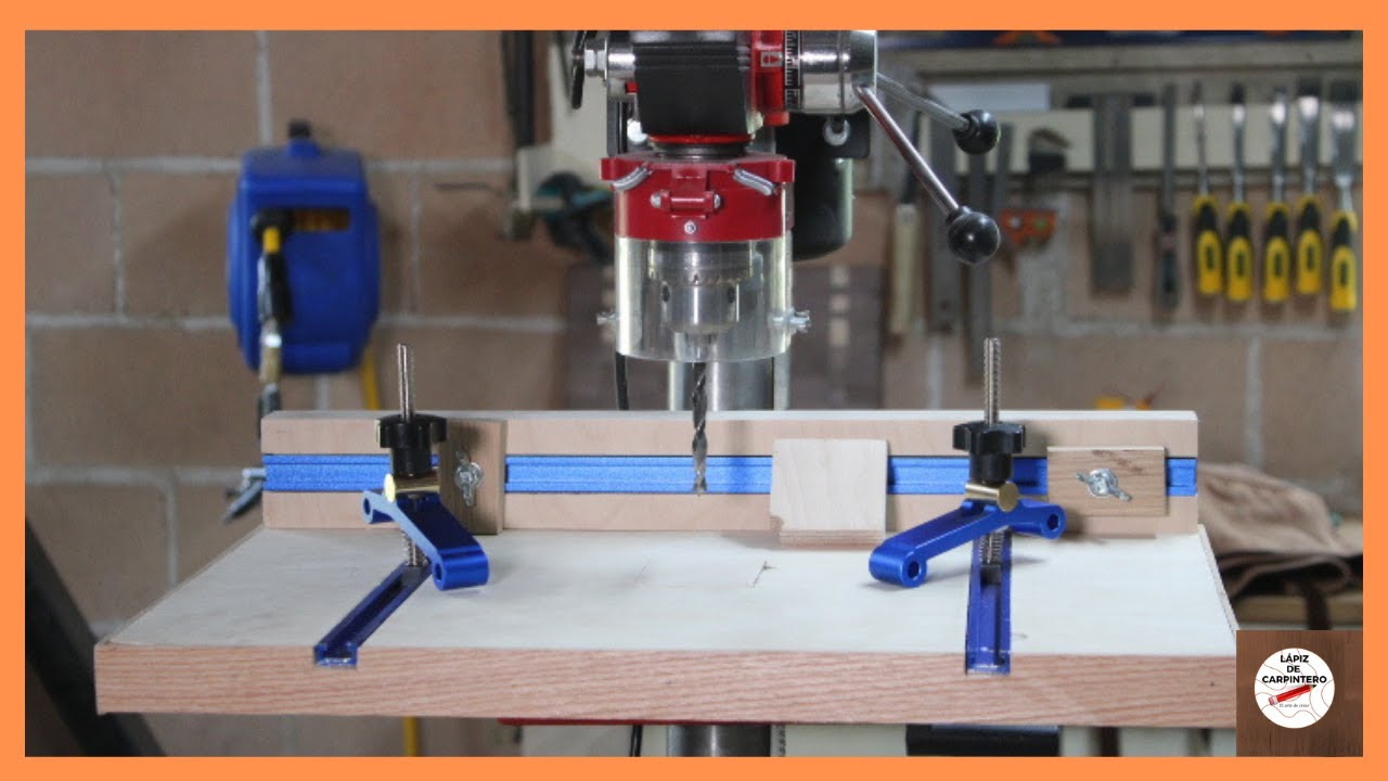 👁  Como hacer MESA para TALADRO DE  BANCO Casera.. Homemade Drill Bench Table.