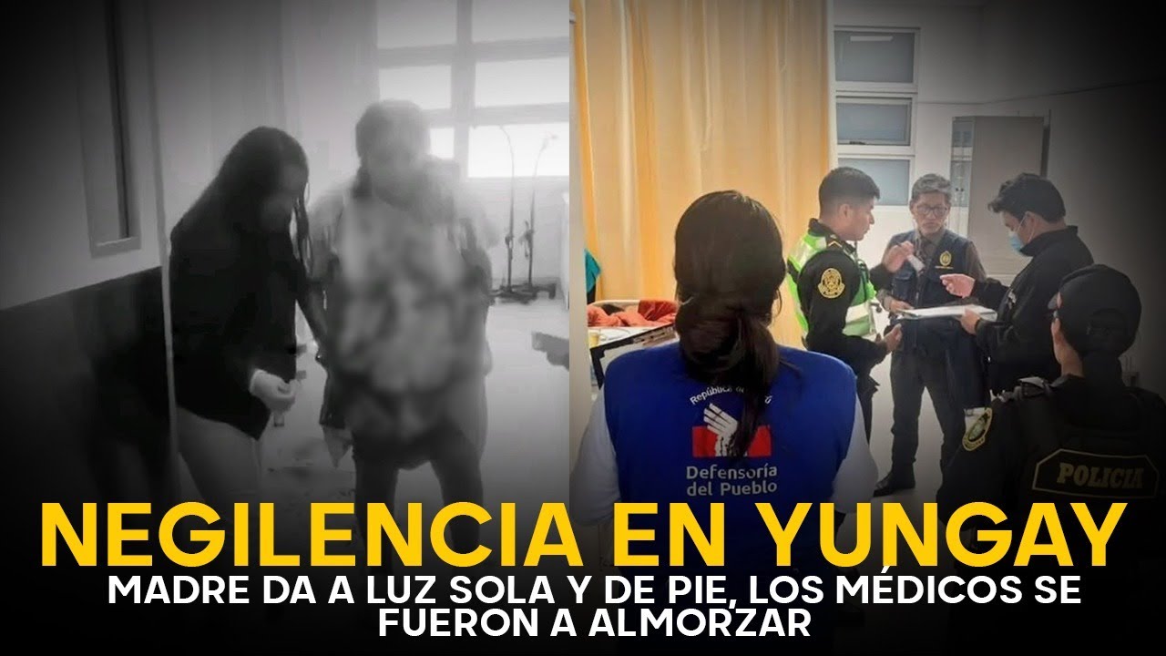INDIGNANTE | Bebé cayó al piso tras parto sin médicos en Yungay: el padre tuvo que reanimarlo
