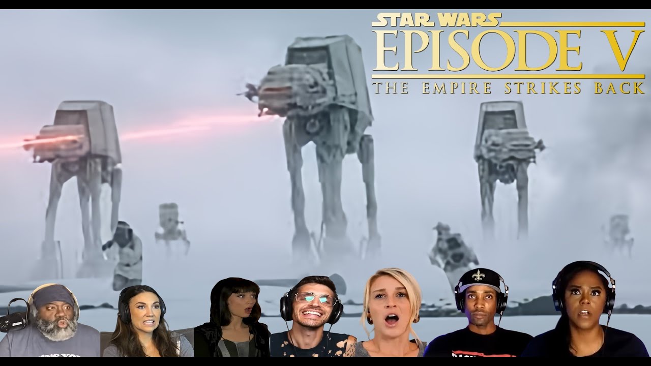 Top 6 YouTube Reactors are BLOWN AWAY by Star Wars V (1980) | Iconic  Battle Of Hoth Compilation!