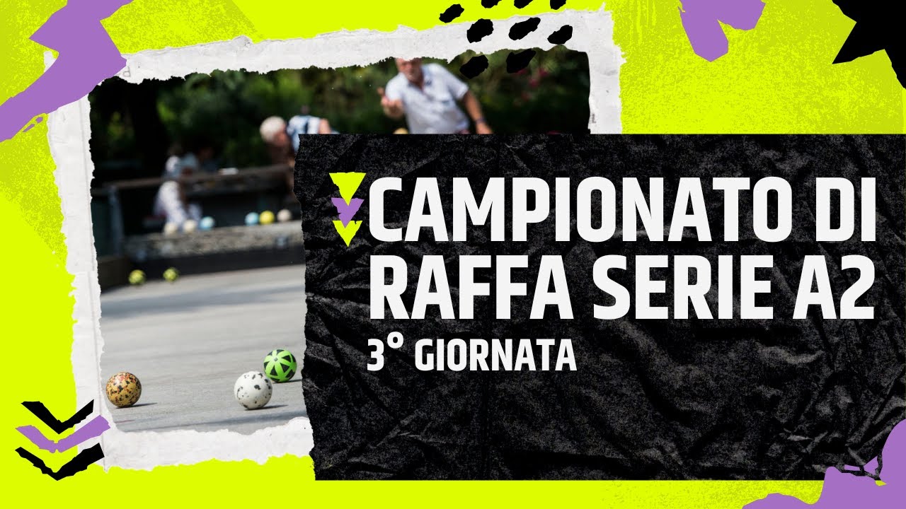 CAMPIONATO DI BOCCE RAFFA SERIE A2 - SAMMARTINESE VS SPLENDOR NAPOLA