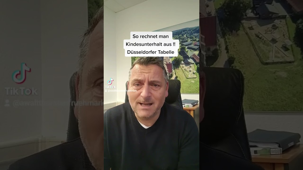 So rechnet man richtig Kindesunterhalt aus. D&uuml;sseldorfer Tabelle.