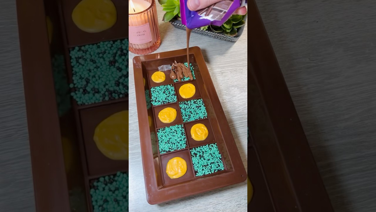 Łatwa i pyszna czekolada z Dubaju z małym dodatkiem 💖✨🍫 #asmr #czekolada #jaktozrobić