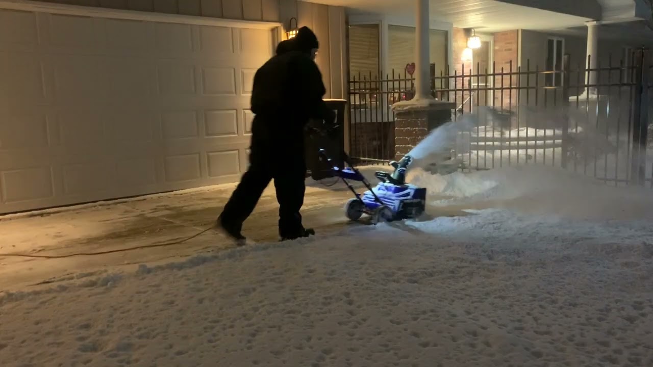 electric snowblower snow joe