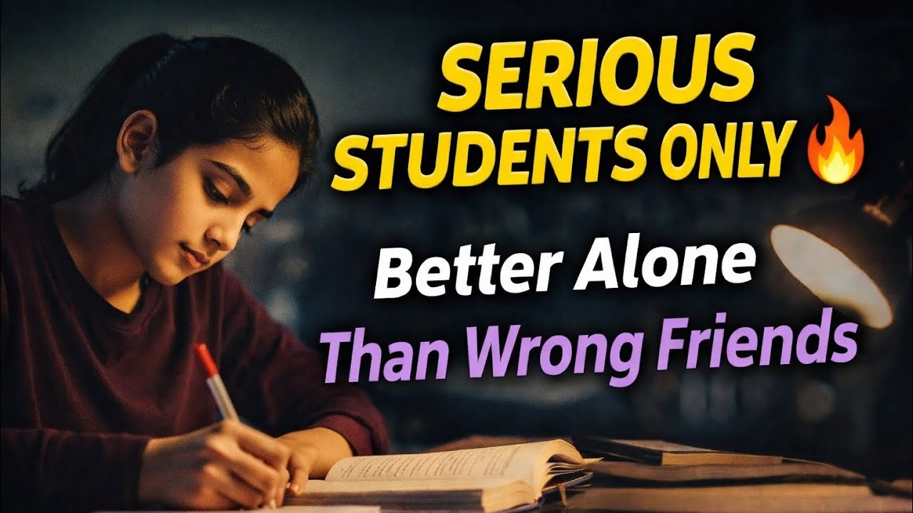 Study Motivation for Students | Choose Success Over Fake Friends #studentmotivation #exampreparation