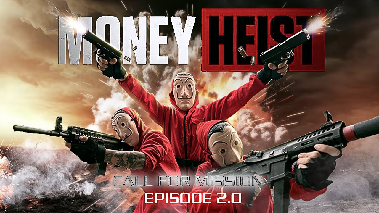MONEY HEIST vs POLICE in REAL LIFE ll CALL FOR MISSION 2.0 ll (Epic Parkour Pov Chase)