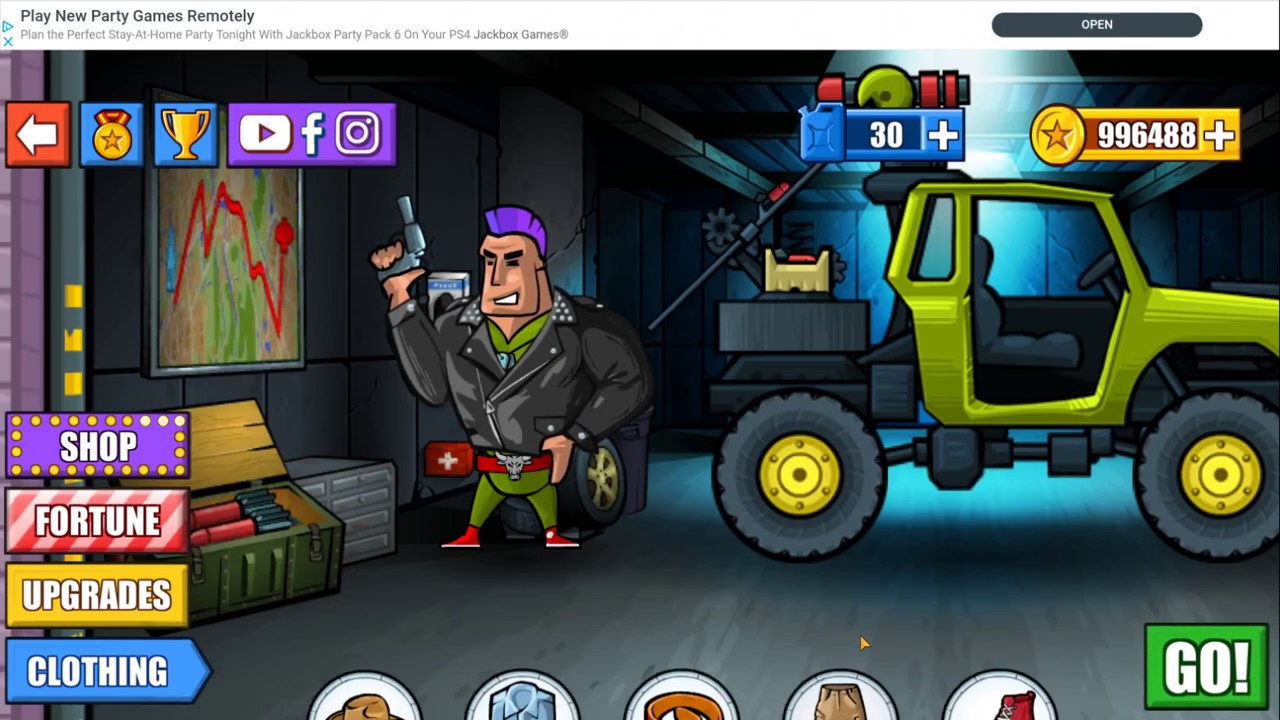 Mad Day - Truck Distance Game - Unlimited Gold Max Upgrades - Shoot and Jump Racing