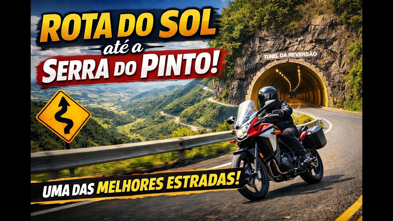 Curvas, Túneis e Vista Incrível! Rolê pela Serra do Pinto na Rota do Sol