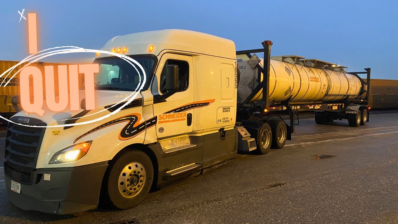 Why I QUIT SCHNEIDER NBC TANKER DIVISION