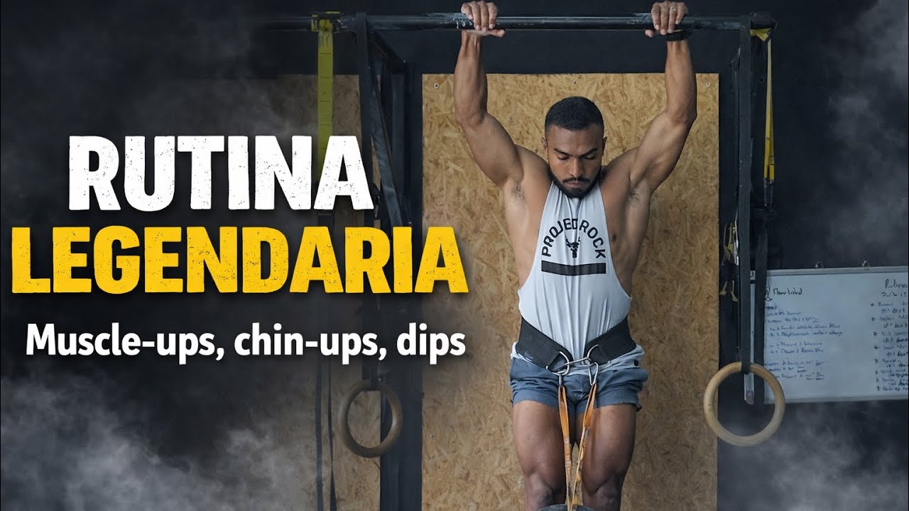 RUTINA LEGENDARIA 🔥 Muscle ups - Chin ups - Dips ✅