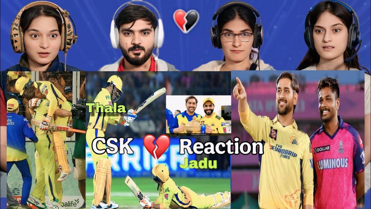 Thala CSK Edits 😎 Jadu Heartbreak 💔 Reaction 