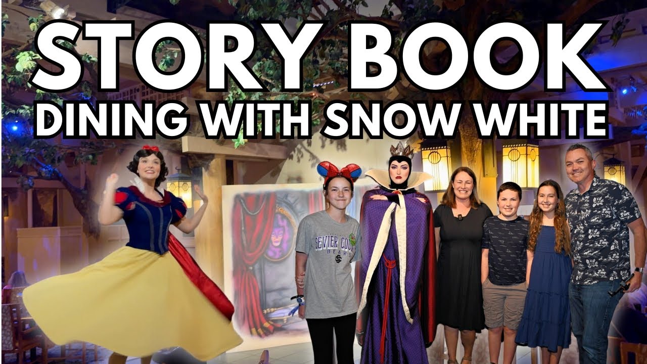 Story Book Dining at Artist Point with Snow White At Disney's Wilderness Lodge Review
