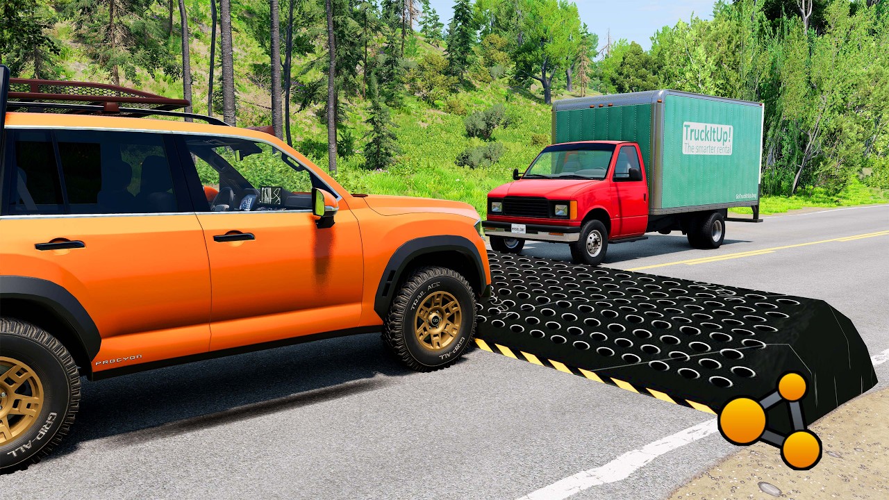 Can Any Car Survive SpeedBump #5 | BeamNG.Drive