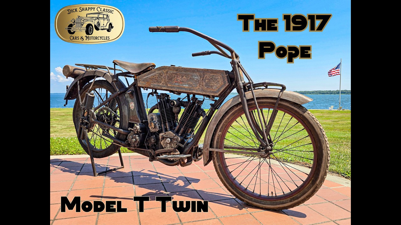 From the Dick Shappy Collection: The 1917 Pope Model T Twin Motorcycle