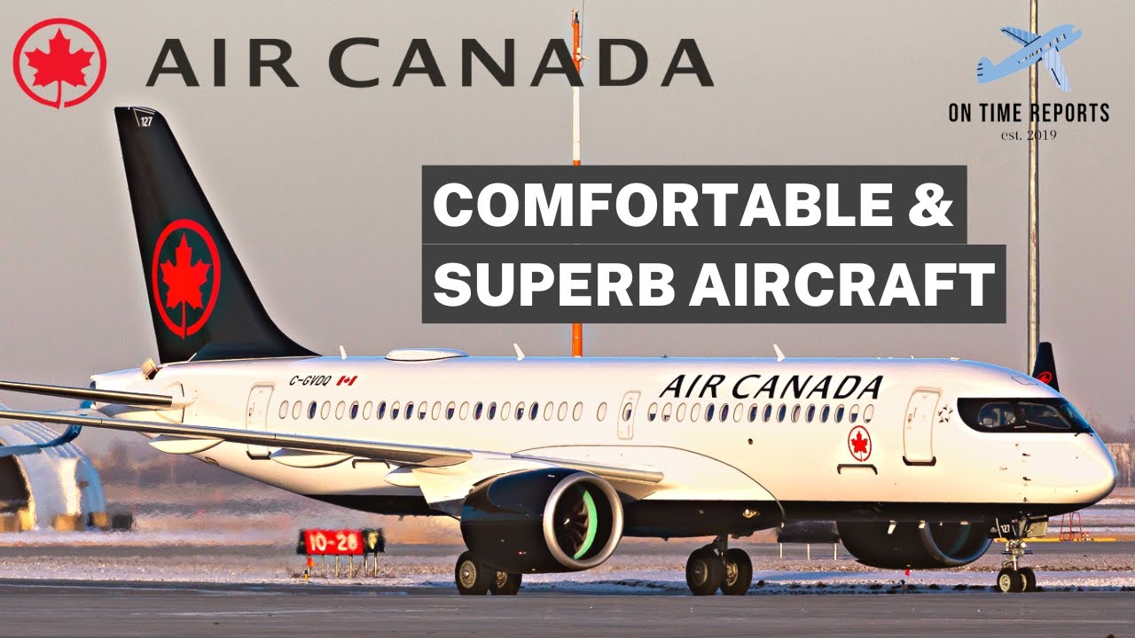 Air Canada A220-300 TRANSCONTINENTAL FLIGHT Edmonton to Montreal