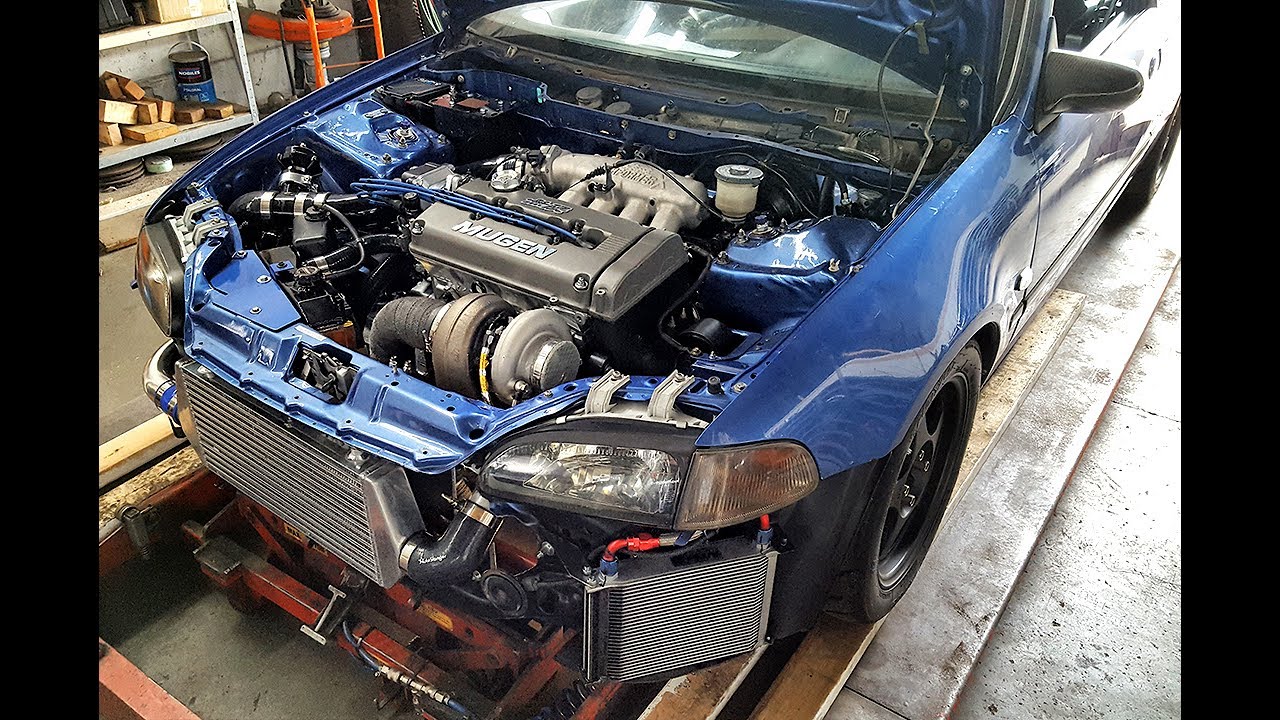 B20vtec Turbo 463hp dyno