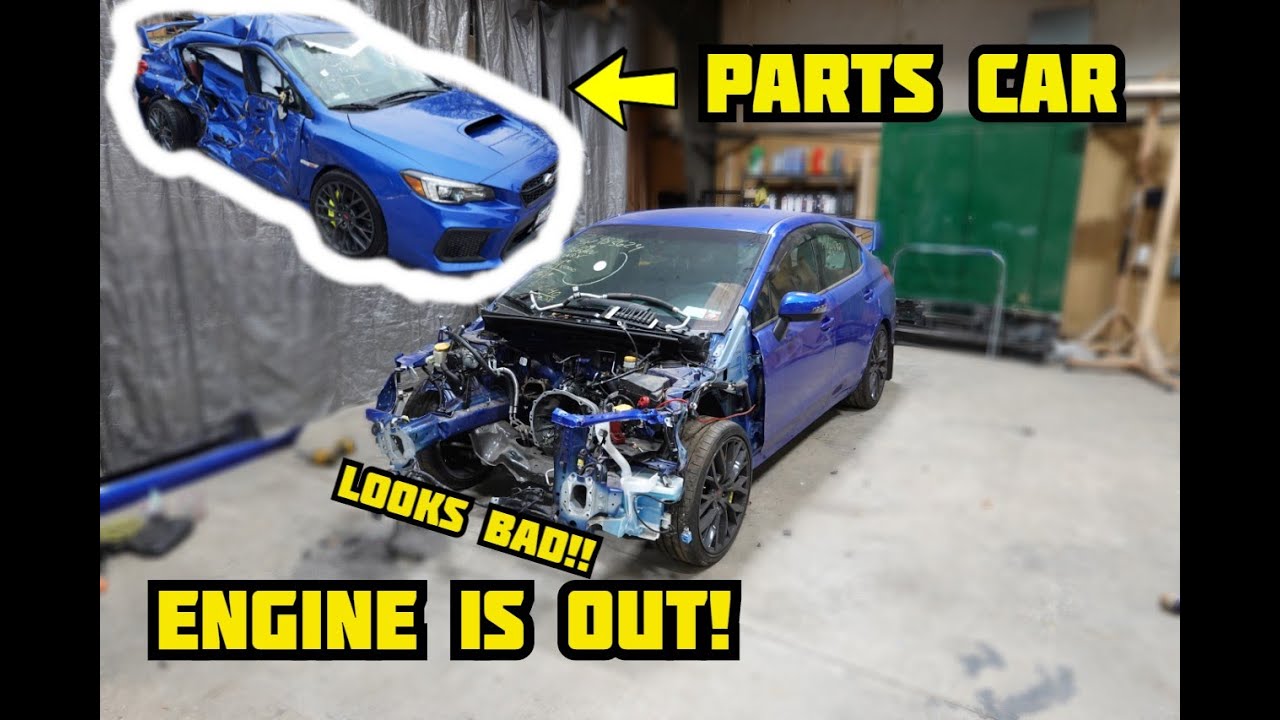 Rebuilding a Wrecked 2019 Subaru WRX/STI With Severe Frame Damage Part 2