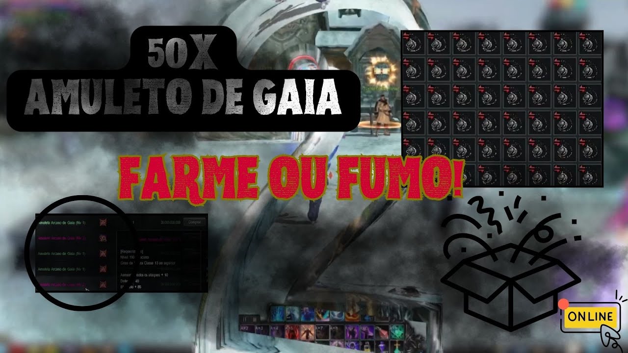 [CABAL ONLINE COBR] - ABRI 50X AMULETO DE GAIA - SERÁ QUE VOCÊ VAI TENTAR ESSA TAMBÉM !