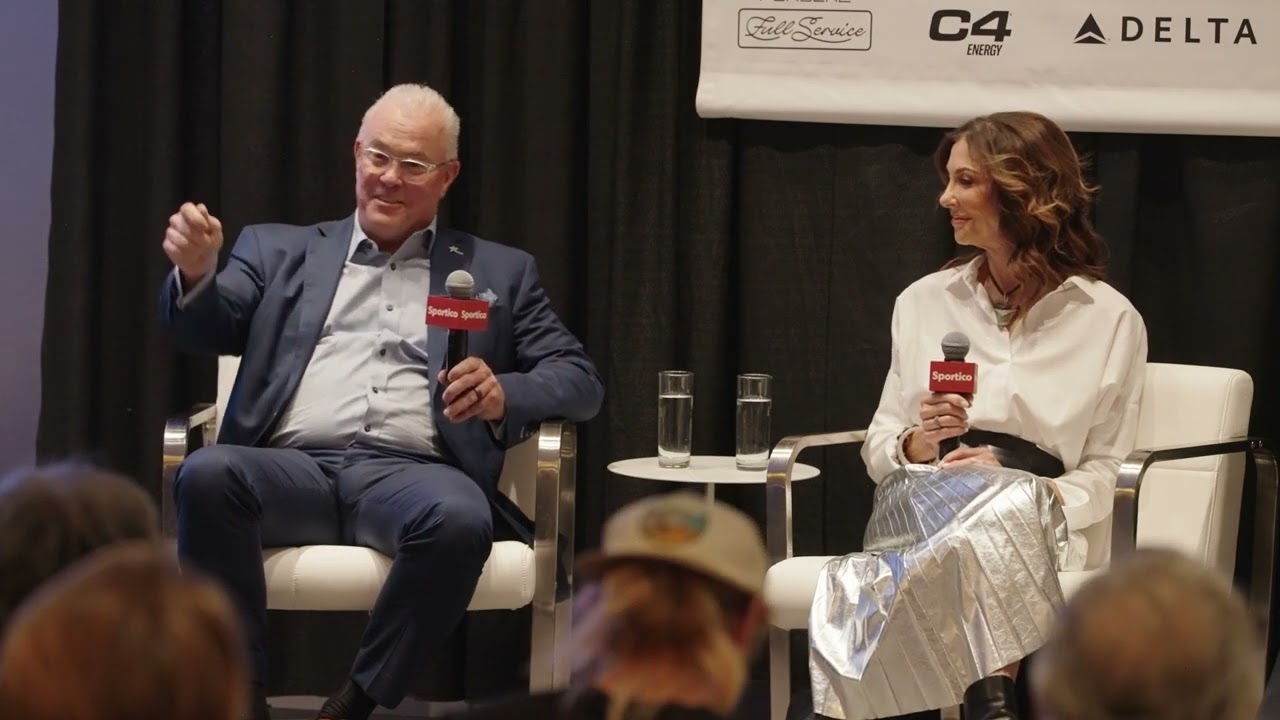 The Cowboys' Stephen & Charlotte Jones with Gerry Cardinale SXSW 2024