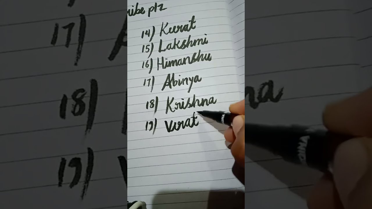 name Writing challenge ❤️‍🔥   is live