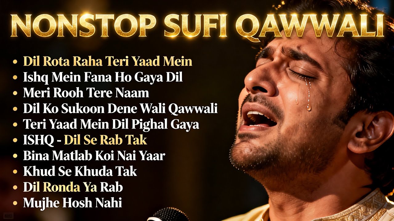 Non Stop Sufi Songs 💛 Dil Ko Sukoon Dene Wale Kalam | Heart Touching & Emotional