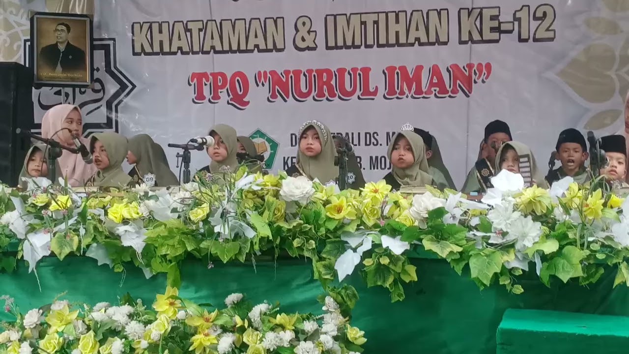 Kakak Hifza Khataman di TPQ Nurul Iman #Medali #Puri #Mojokerto # Jawa Timur #Hafizd # Qur'an # Lucu