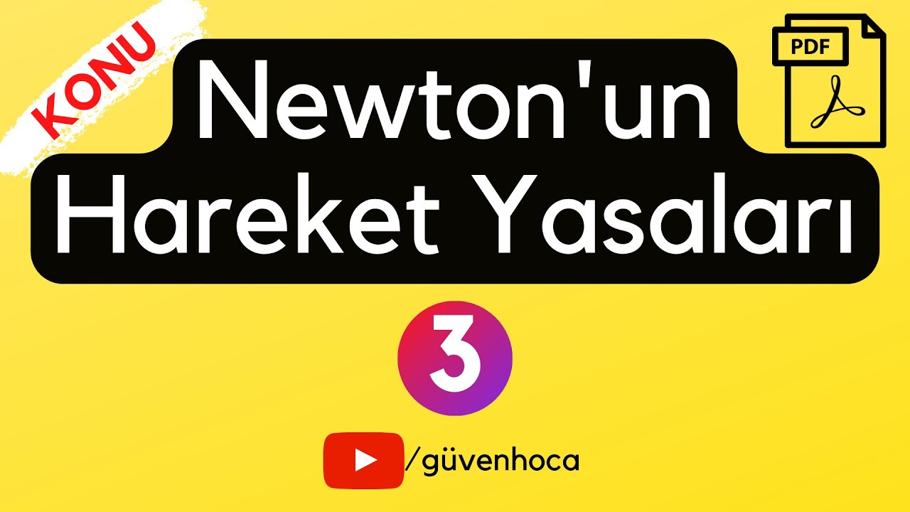 Newton'un Hareket Yasaları -3 | PDF | AYT Fizik | 11.Sınıf