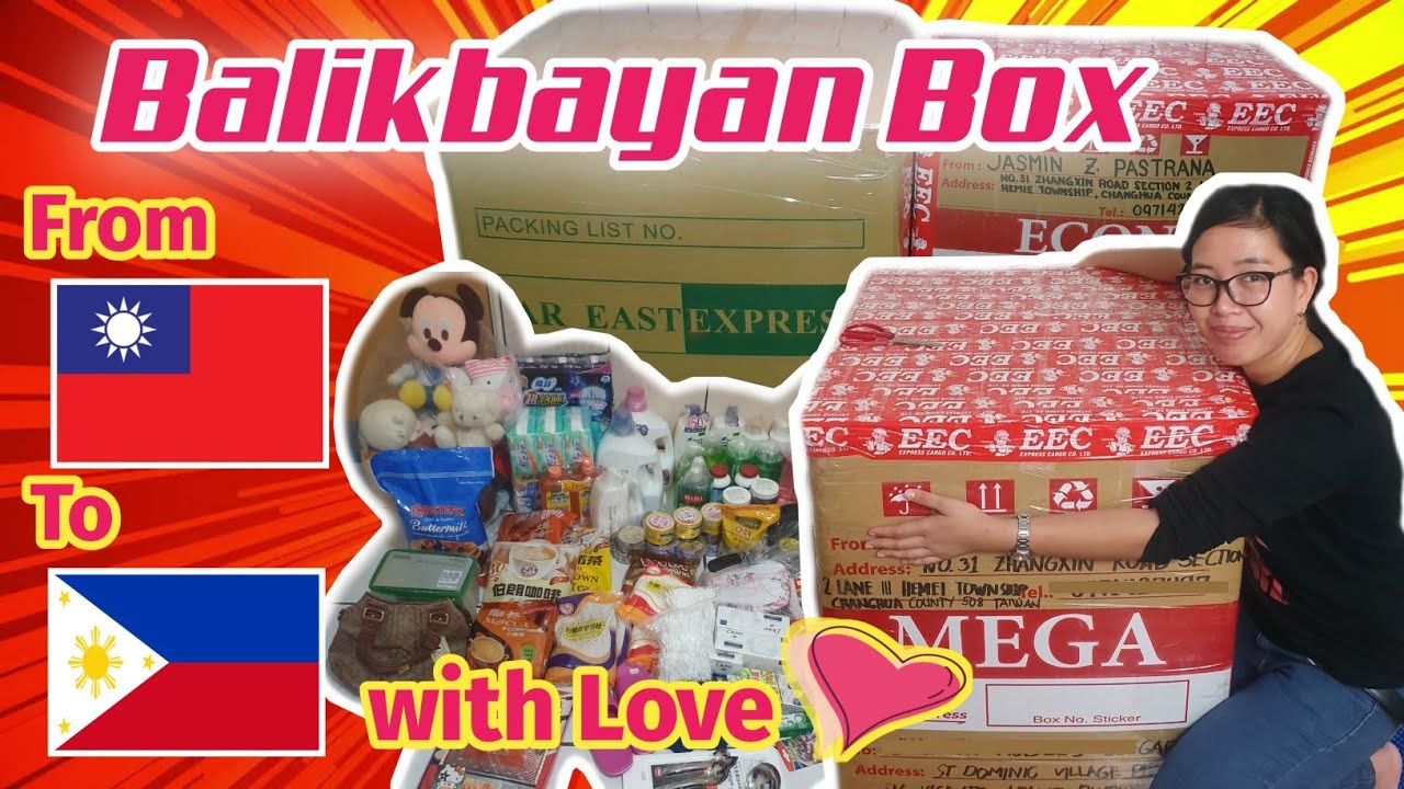 Balikbayan Box from Taiwan 🇹🇼 to Philippines 🇵🇭 with Love ❤ | What's inside | Ofw on the Go