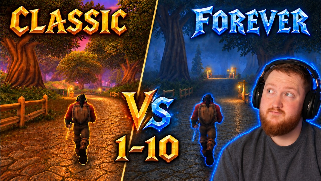 I Levelled a Human Warrior 1&ndash;10 in WoW Classic & WoW Forever...