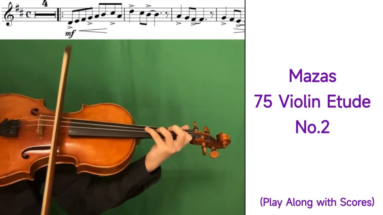 Mazas 75 Violin Etude No.2