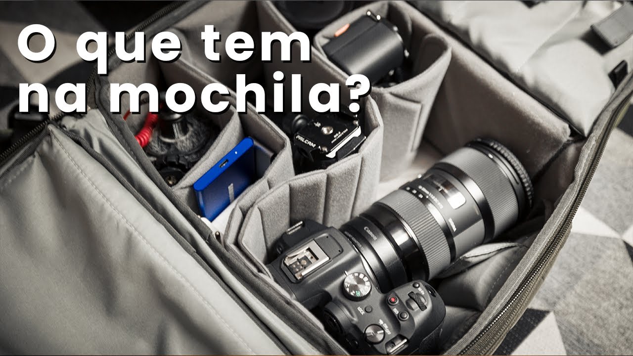 O que tem de EQUIPAMENTO na minha MOCHILA DE CÂMERA em 2023