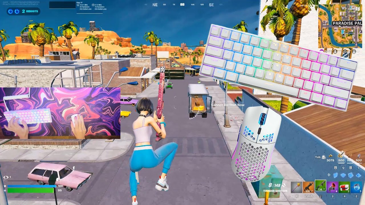 Anne Pro 2 ASMR 😴 Fortnite Reload Chapter 2 | Keyboard & Mouse