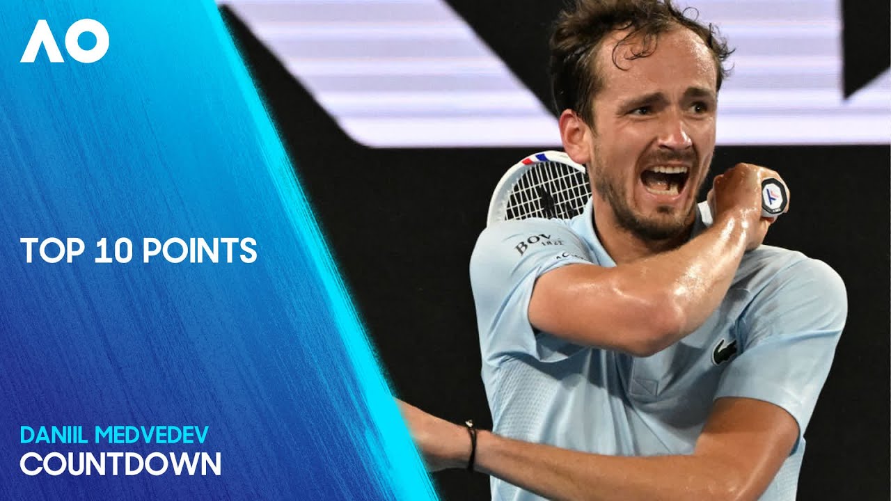 Daniil Medvedev | Top 10 Points | Australian Open 2025