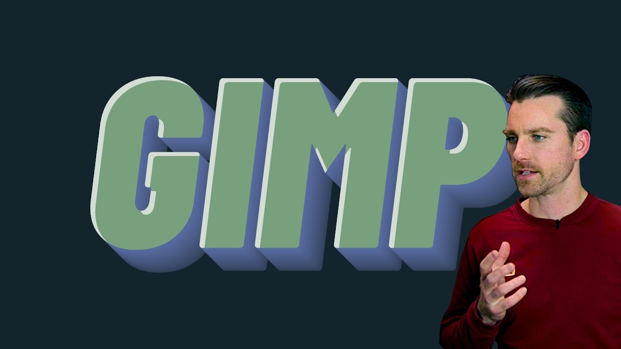 НЕВЕРОЯТНО ПРОСТОЙ 3D-текст с подсветкой в ​​GIMP