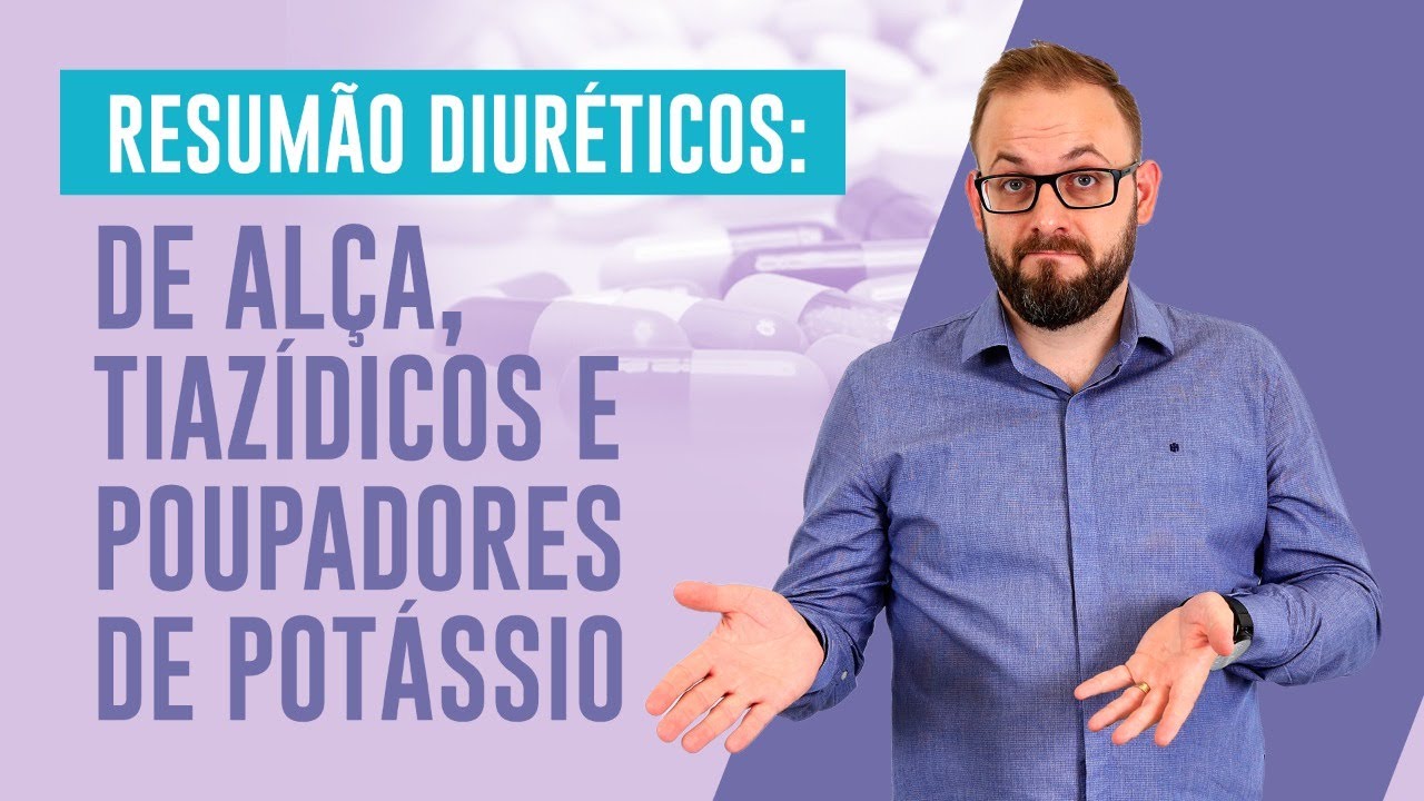 Aula de Farmacologia | Farmacologia dos Diuréticos | Alça, Tiazídicos e Poupadores de Potássio