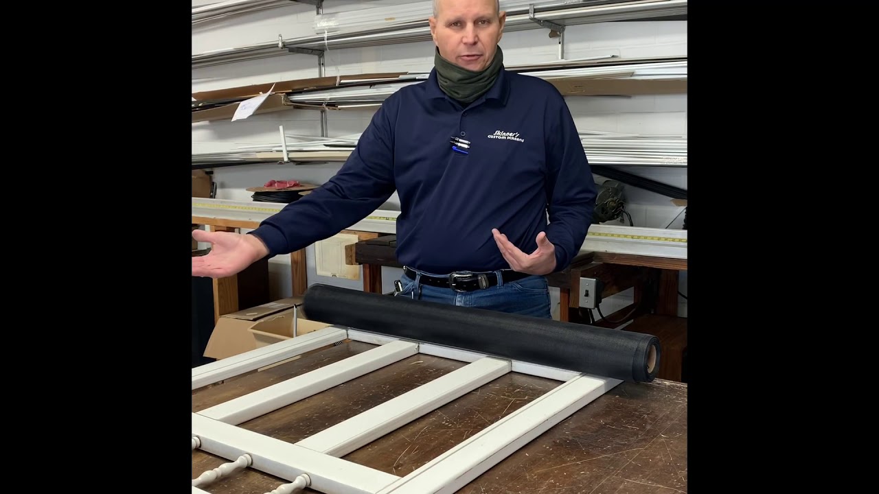 #HowTo Re-Screen a wooden Screen Door #diy
