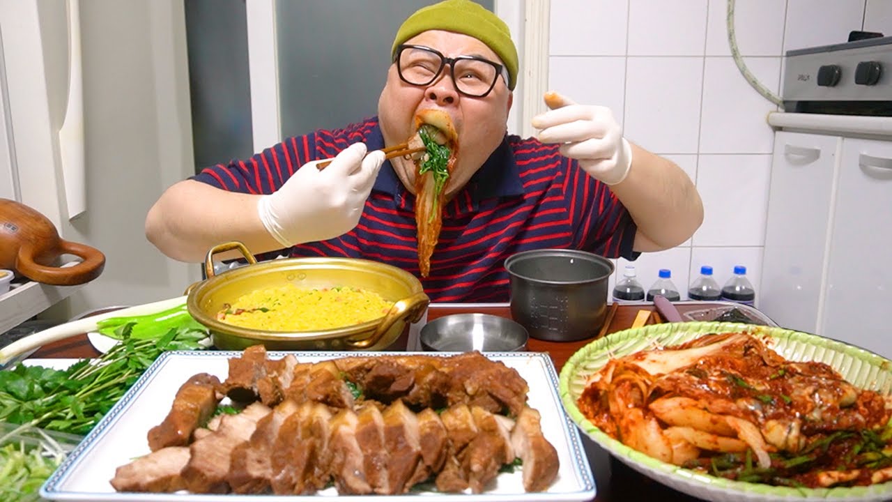수육할때 절때 물넣지 마세요~김장김치│이건 도저히 못참아.. 김장김치먹방 Korean New Kimchi & Pork belly Mukbang Eatingshow