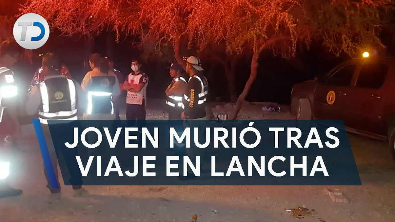 Joven murió tras viaje en lancha; no sabía nadar